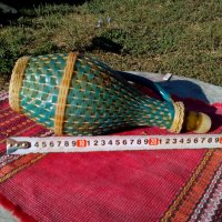 Старо плетено шише,дамаджана, снимка 5 - Антикварни и старинни предмети - 22892506