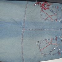 Дънкова пола – Design Jeans – L размер, снимка 9 - Поли - 22449122