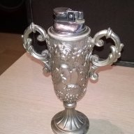 Ретро запалка амфора-19х14х7см-внос швеицария, снимка 4 - Антикварни и старинни предмети - 17015254