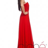 Страхотна червена рокля, снимка 4 - Рокли - 22382173
