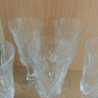  кристални чаши , снимка 4 - Антикварни и старинни предмети - 22297237