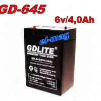 АКУМУЛАТОР GD-640 (6V4,0Ah) Gdlite , снимка 4 - Друга електроника - 22226803