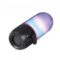 Настолна LED Лампа 2x3W Bluetooth Speaker With USB & TF Card Slot Черна, снимка 1 - Лед осветление - 24377259