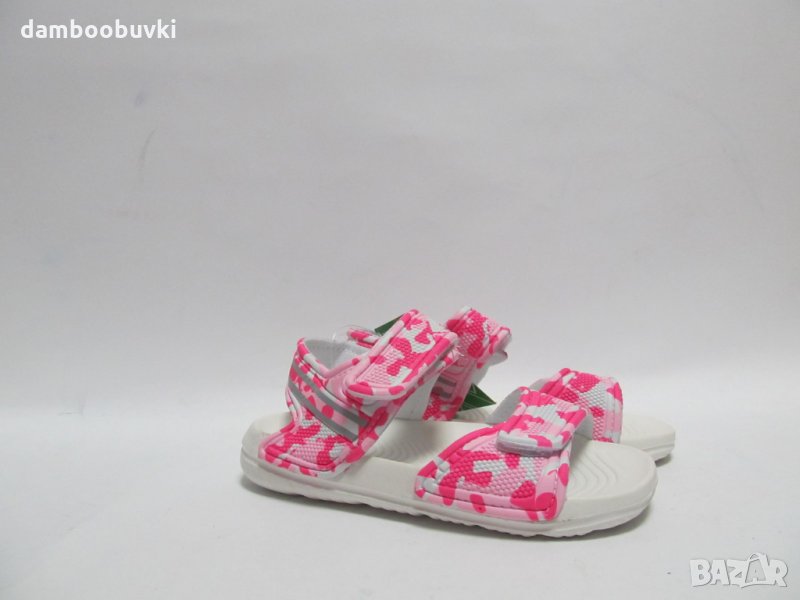 Детски гумени сандали бяло/розово XCESS 30/35, снимка 1