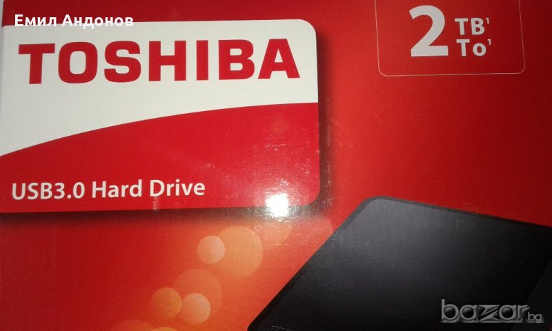 Външен хард диск Tohiba Canvio for Desktop 3.5", 2TB, USB 3.0, снимка 1