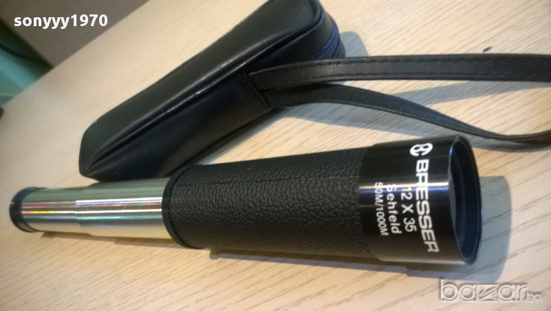 bresser 12x35 sehfeld 50m/1000m-30/12см-внос швеицария, снимка 1