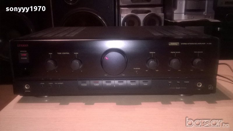 Luxman a-225 stereo ampli-made in japan-внос швеицария, снимка 1