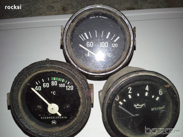 Термометър и манометър за масло за Газ,уаз,авиа,шкода и др. , снимка 1