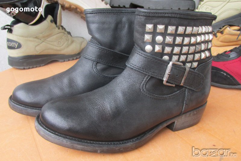 НОВИ рокерски боти 38 MAX original, хард метал боти, 100% естествена кожа,НОВИ,GOGOMOTO.BAZAR.BG, снимка 1