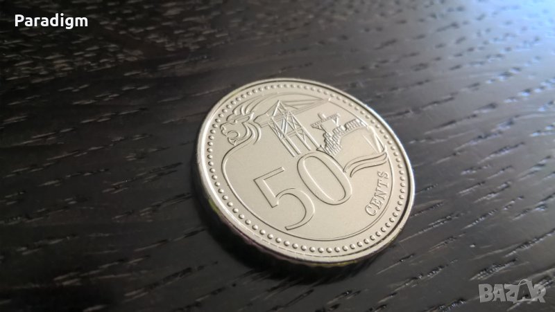 Mонета - Сингапур - 50 цента | 2014г., снимка 1