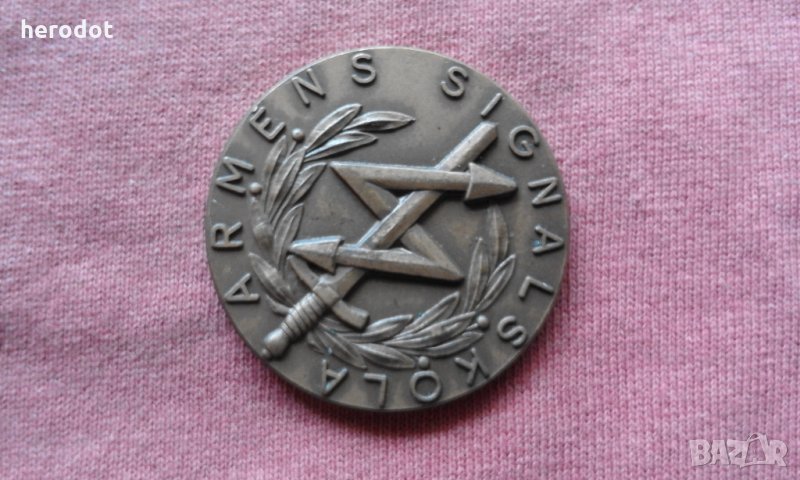 Шведски АРМЕЙСКИ орден, медал, знак, плакет , снимка 1