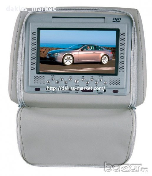 Auto Headrest 7 Inch DVD SW6603, снимка 1