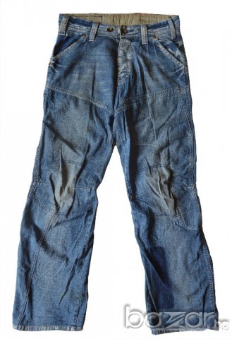 G-STAR RAW DENIM TRASH ELWOOD мъжки дънки сини размер 30, дължина 34 100% памук, снимка 1