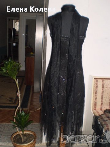 Елегантна официална бална рокля и шал/воал, снимка 3 - Рокли - 16591514