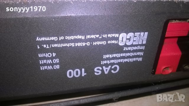 Heco cas 100-2x80w/4ohm-2 броя-внос швеицария, снимка 11 - Тонколони - 25176508
