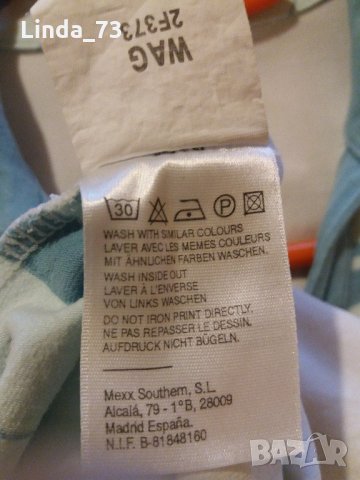 Дам.тениска-"MEXXSPORT"-/памук+ликра/-бяла+св.зелено. Закупена от Италия., снимка 11 - Тениски - 21973071