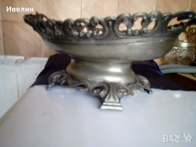 стара купа,фруктиера, снимка 3 - Антикварни и старинни предмети - 22386294