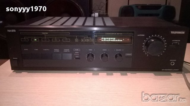поръчан-telefunken ha-870 amplifier made in germany-внос швеицария, снимка 1 - Ресийвъри, усилватели, смесителни пултове - 14198048
