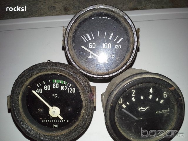 Термометър и манометър за масло за Газ,уаз,авиа,шкода и др. , снимка 1 - Части - 10256603