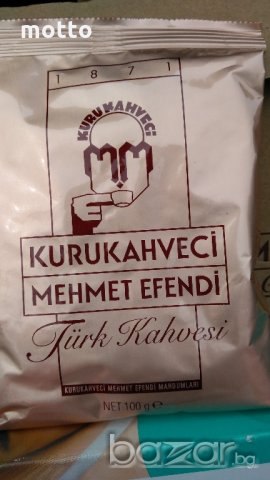 Турско джезве кафе-Mehmet Efendi-0.100гр, снимка 1 - Домашни продукти - 20787590