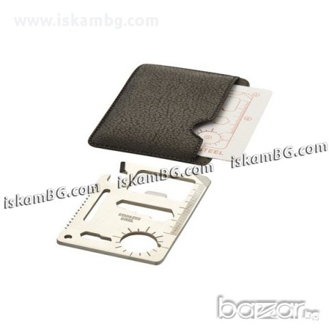 Мултифункционална карта инструмент 15 в 1 - код 0760