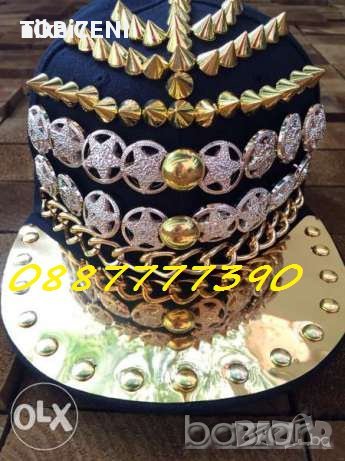 -40%Рапърска УНИСЕКС шапка с ОРИГИНАЛНИ значки/шипове и капси бъди ХИП ХОП!!!19,88лв , снимка 4 - Шапки - 25133723