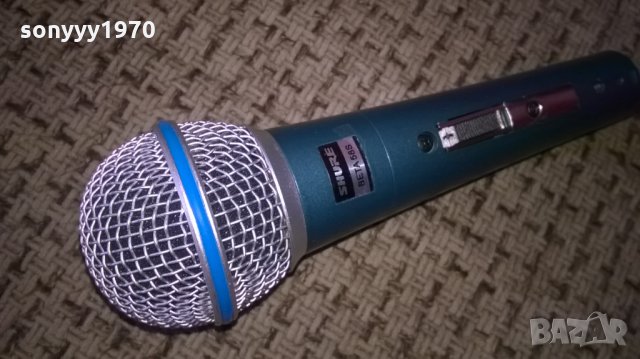 shure beta sm58s-mic-вокален-внос швеицария, снимка 2 - Микрофони - 24544817