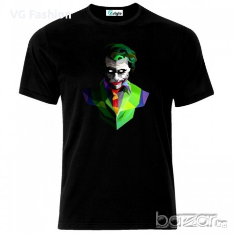 Мъжка Тениска Batman Inspired The Dark Knight Comics Joker Heath Ledger, снимка 1