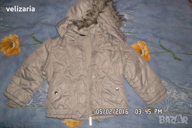 Зимно яке за принцеса, снимка 1 - Детски якета и елеци - 22274827