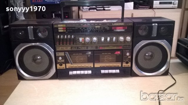 lasonic with disco light-голям двукъсетъчен-АНТИКА, снимка 12 - Ресийвъри, усилватели, смесителни пултове - 19438838