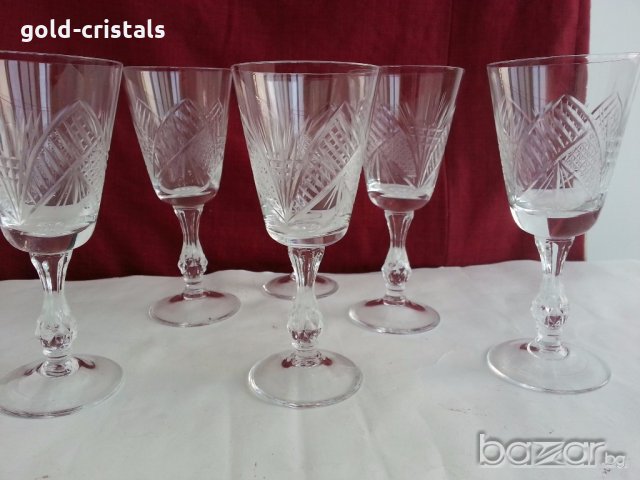  кристални чаши за вино ракия уиски коняк , снимка 9 - Чаши - 20115055