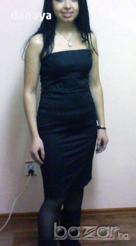 Класическа малка черна рокля изчистен дизайн с цепка отзад вечерна официална рокля бална черна рокля, снимка 9 - Рокли - 14255073