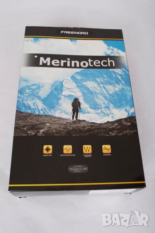 Вълнена черна мъжка термоблуза марка FreeNord XL, снимка 7 - Спортни дрехи, екипи - 24300630