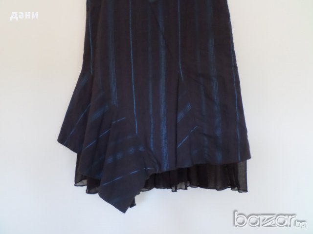 Ефектна пола в кафяв цвят