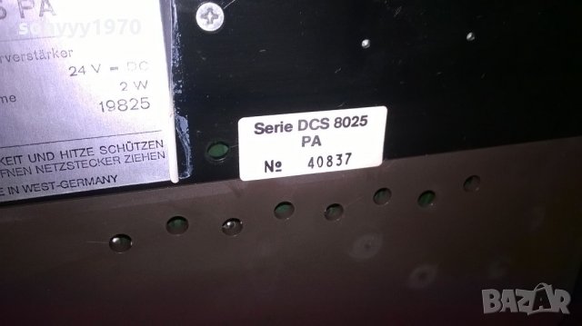 schneider dcs 8025pa-hifi stereo preamplifier-west germany, снимка 17 - Ресийвъри, усилватели, смесителни пултове - 22085771