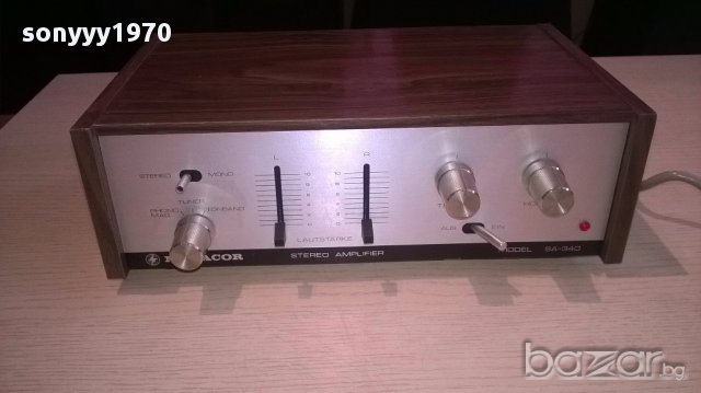 monacor model sa-340-amplifier-japan-внос швеицария, снимка 3 - Ресийвъри, усилватели, смесителни пултове - 12789010