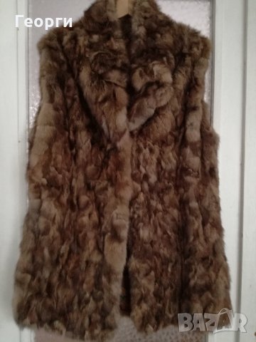 Елек от естествен косъм , снимка 4 - Елеци - 23717411