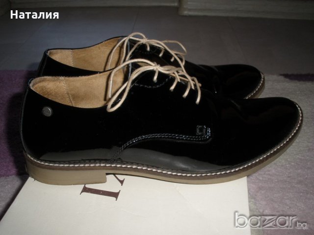 Дамски обувки LASOCKI от ест. кожа, лак, р.38., снимка 5 - Дамски ежедневни обувки - 19531890