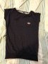 Adidas Черна дамска тениска с гол гръб