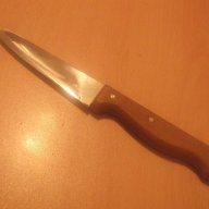 № 1822  стар нож - IKEA - с дървена дръжка - неръждаема стомана - дължина 26 см острие 12,5 см, снимка 2 - Други ценни предмети - 12980748