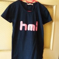 Дам.тениска-"MHA"-/памук/,цвят-тъм.синя. Закупена от Германия., снимка 1 - Тениски - 21961658
