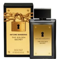 The Golden Secret Antonio Banderas EDT тоалетна вода за мъже 100мл Оригинален продукт, снимка 1 - Дамски парфюми - 8568519