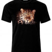 Мъжка тениска Beautiful Leopard T-Shirt, снимка 1 - Тениски - 21486882