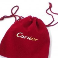 Подаръчна торбичка за бижута Cartier кадифе, снимка 1 - Други - 13006219