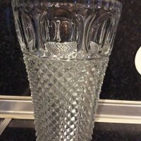 Голяма красива стъклена ваза-2модела, снимка 3 - Вази - 24265747