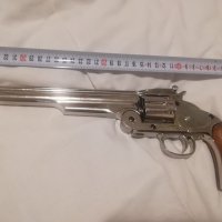 Огромен револвер, армейски пистолет Smith&Wesson 1869 Реплика за ценители , снимка 9 - Бойно оръжие - 21273415