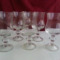 Стъклени чаши чашки за ракия  аперитив, снимка 15 - Антикварни и старинни предмети - 20291625