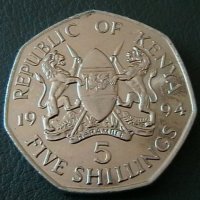 5 шилинга 1994, Кения, снимка 1 - Нумизматика и бонистика - 21212671