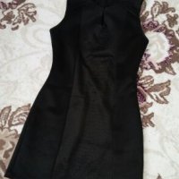 Плътна черна рокля, снимка 1 - Рокли - 22866116
