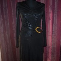 Черна туника рокля Gia Netta, снимка 2 - Туники - 19137209